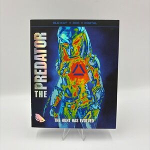 The Predator Blu-ray DVD Digital 2018 Shane Black Holographic Slipcover 2-Disc